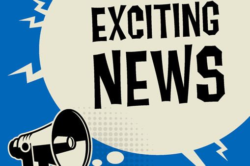 exciting news
